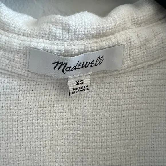 Madewell Women's Breeze woven Beachside Shirttail Top XS - Picture 3 of 5